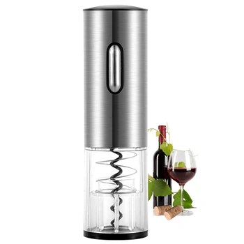  Автоматичен нож за отваряне на бутилки вино, за многократна употреба Тирбушон с нож за фолио за любителите на вино, подарък за кухня, бар, Сватба