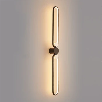  Стенен лампа Nodic с дълъг пръстен, модерен дизайн минимализъм, въртящи монтиран на стената лампа, спалня, Хол, трапезария, Деко, led, лампа, огледало