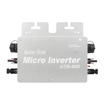  800 W Мини-слънчев инвертор с мрежа 230VAC, мини-инвертор MPPT, работещ от 20 до 50 В с WIFI-монитор, Водоустойчива IP65
