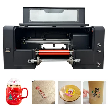  2023 Нов 2-головочный UV-Dtf принтер Xp600, печатна машина, евтини UV-Dtf roll принтер