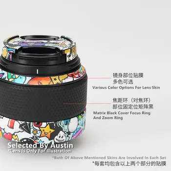  Висококачествена стикер на обектив за Fuji XC35mm f2 Защитно фолио за защита от надраскване, стикер-калъф