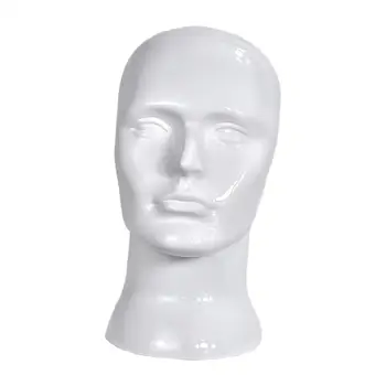  Модел на главата на мъжки манекен Многофункционална, удобна, лесно переносимая, здрав държач за дисплея в кабината, шапки, слушалки