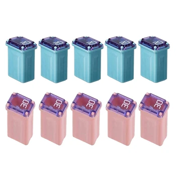  10 БР 20-амперные 30-амперные миниатюрни коробчатые предпазители тип FMM MCASE, пластмасови предпазители тип FMM Maxi (