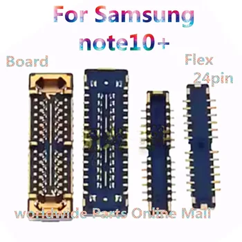  10 бр.-100 бр. За Samsung note10 + конектор за свързване на сигнал за LCD екрана, обтегач, кабел дънната платка, жак спк стартира строителни върху дънната платка Flex 24pin