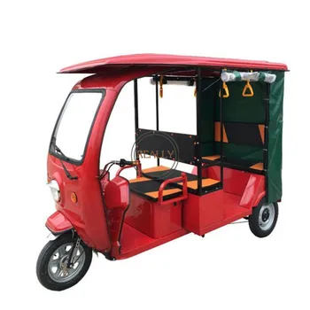  Висококачествен Електрическа триколка на Тук-Тук, Пътнически мини-автомобил, на Рикша за възрастни От най-добрите материали, модерен дизайн, Мобилната количка