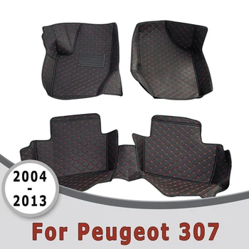  Автомобилни стелки за Peugeot 307 2013 2012 2011 2010 2009 2008 2007 2006 2005 2004 Килими, Авточасти за интериора, аксесоари