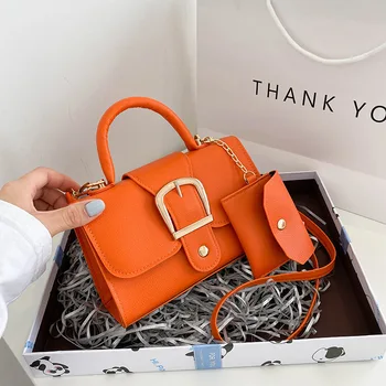  2023 Модни Малки чанти и портмонета, дизайнерска дамска чанта през рамо, ежедневни чанти през рамо с капак и горната дръжка