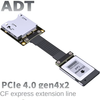  Удлинительный кабел за карти с памет PCIe 4.0x2 CFexpress type-B gen4x2 с полноскоростным стабилизированным ADT