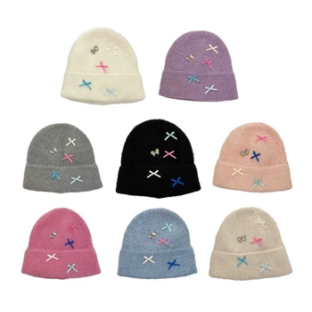  Стилна и комфортна шапка за момичета, меки и топли шапки, вязаная шапчица, топлина и стил, удобен за най-малките