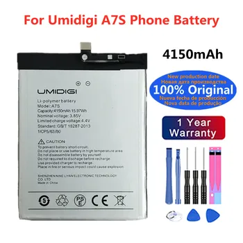  Висококачествен Оригинална Батерия UMI За Umidigi A7S A7 S 4150mAh Батерия за Мобилен Телефон Bateria 