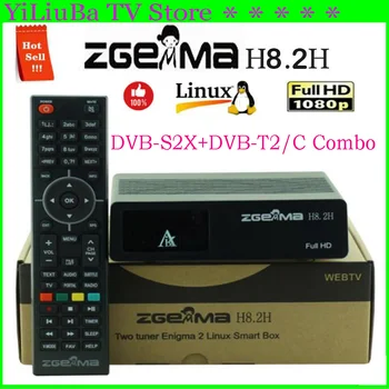  [Истински]Горещ продаваният Сателитен Приемник Zgemma H8.2H Linux Enigma2 Рецептор DVB-S2X + DVB-T2/C H2.65 4K Цифров Сателитен Приемник