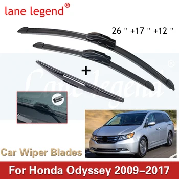  За HONDA Odyssey 2009-2017 Автомобилни Предните И Задните Четки за Чистачки Меки Гумени Чистачки на Предното Стъкло на превозното средство 26