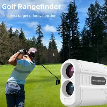  Лазерен далекомер 500 м HD за голф, лов далекомер, телескоп за измерване на височина, Заключване на флагштока, аксесоари за голф