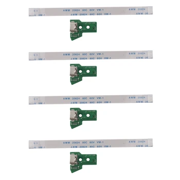  4X контролера На SONY PS4 USB порт за зареждане на Разъемная такса JDS-055 5-та V5 12-пинов кабел