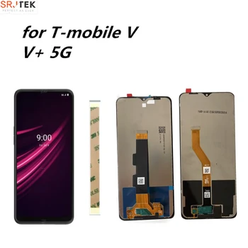  За T-MOBILE REVVL V + 5G LCD дисплей в събирането, смяна на сензорен панел за мобилен телефон V 4G