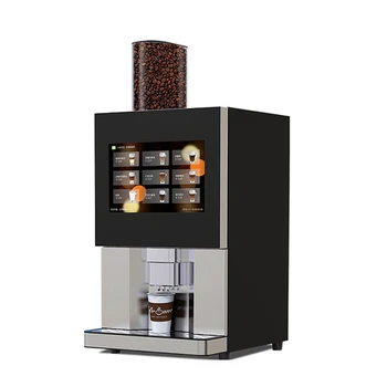  Автоматична кафемашина с двуизмерен код на плащане еспресо предсказуем прясно смлян приготвяне