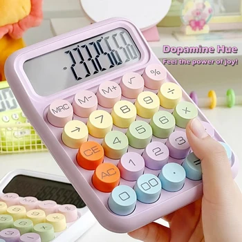  Научен калкулатор Инструменти за изчисляване на цвят Kawaii Канцеларски материали за преподаване на математика Корейски ученически пособия Подаръци за студенти