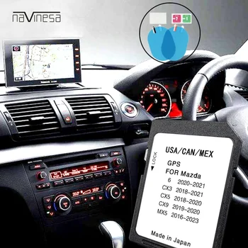  На картата на САЩ CAN MEX Актуализират Нова Версия 2023 GPS SD-Карта за Mazda 6 CX-3 CX-5 CX-9 MX-5 Car Connect Навигация Безплатна Противотуманная Филм