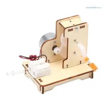  Импровизиран генератор с дървена дръжка за студенти, детски физически научен експеримент, материали за ранно образование, изобретения C5AB