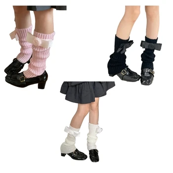  Дамски плетени калъф за зимни чорапи, гамаши, Дълги чорапи, копчета за обувки, върховете, коленете, коленете, ръкавите