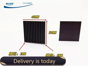  Нов висококачествен вентилатор с прорези 4010, охлаждащо ребро на радиатора 40 * 5 * 39 мм, може да бъде инсталиран вентилатор за охлаждане