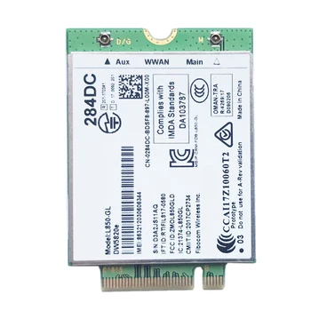  DW5820E L850-GL Модул карта на LTE 4G 0284DC 284DC за лаптоп Dell 3500 5400