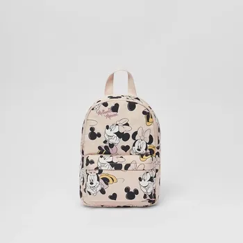  Раница с шарките на Мини Маус за момичета 2023, модни детски чанти на нов стил, училищна чанта за детска градина, cartoony раница