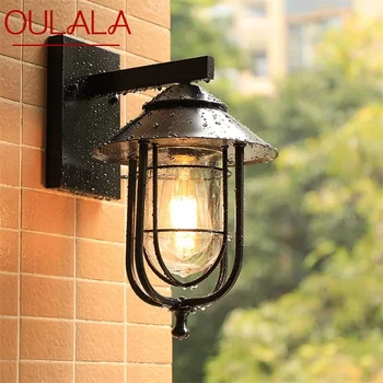  Черен, с монтиран на стената лампа BELLE Outdoor led класически ретро-сутиени, водоустойчив декоративни елементи за дома пътеката