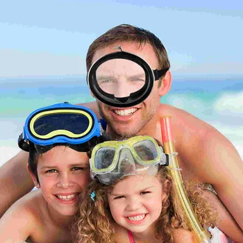  Очила за гмуркане, Очила за плуване, маска за гмуркане с шнорхел, широк преглед от неръждаема стомана