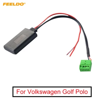  FEELDO 1 бр. Автомобилен Aux-in модул за безжичен адаптер Bluetooth Аудиоприемник за Volkswagen Golf, Polo, Passat CD/DVD-домакин-AUX кабел