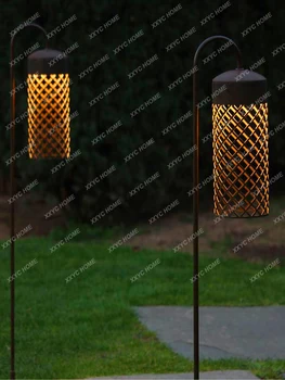  Външен лампа Водоустойчив Градински лампа Външен Газонный лампа Вила Озеленяване лампа Градински фенери