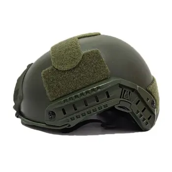  ABS Тактически шлем Нов Одноразмерный Черно Хакове Зелен Военен шлем Слот Каски За деца