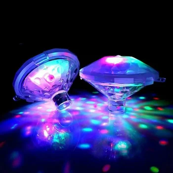  Плаващ подводен лампа RGB Потопяема LED диско лампа Светлинен шоу Басейн и Хидромасажна вана и Спа-лампа за баня