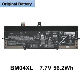  7,7 V 56,2 Wh Истински Батерия за лаптоп BM04XL HP EliteBook X360 1030 G3 G4 Оригинален HSTNN-UB7L HSTNN-DB8L L02478-855 L02031-541
