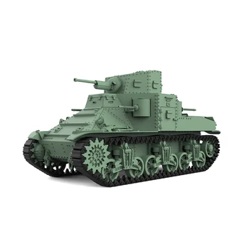  SSMODEL 76525 V2.0 1/76 Комплект модели от смола с 3D-принтом M2A1 US Medium Tank