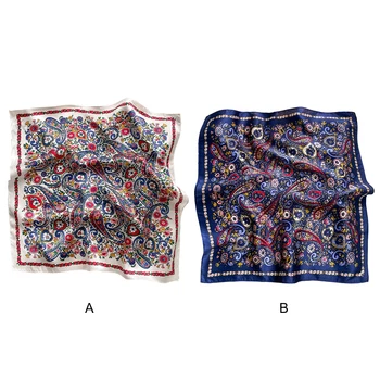  Квадратен шал от естествена коприна тутового цвят, мек и удобен за жените, Шал естествена кожа, женски модерен маточната кърпичка