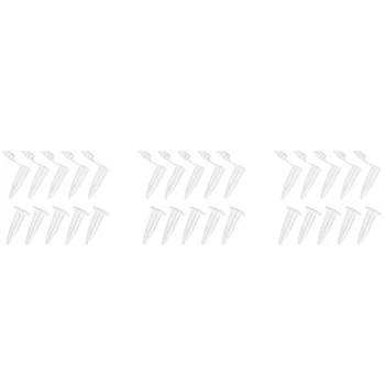  3000 бр. Мини-Центрифужные Епруветки с обем 1,5 Мл С Прозрачни Пластмасови Центрифужными Флаконами С Плосък Капак