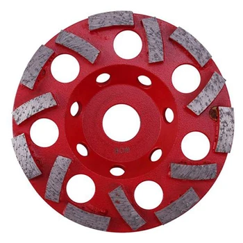  125 мм Диамантен диск за шлайфане е с двойно Турбо Абразивен Инструмент за Шлайфане на бетон кръг Прорезна Шлайфане кръг Чаша Здрав Лесен за инсталиране