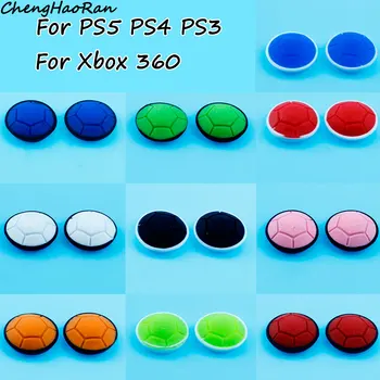  2 БР За PS3/PS4/PS5/Xbox 360 Гейм контролер джойстик За палеца Футболен Логото на Силиконова Дръжка Шапка защитната обвивка