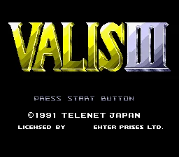  Игрална карта Valis III 16bit MD За Sega Mega Drive За системи Genesis