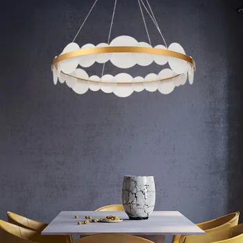  Модерният домашен интериор, Led Акрилна полилей за хола, маса за Хранене, Висящ лампа, Бижута, Подвесная лампа за вътрешно осветление