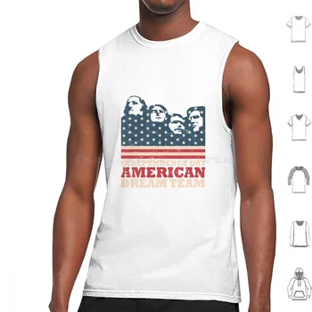  Памучни тениски с принтом в чест на Деня на американското, празнична мечта в чест на Деня на американското