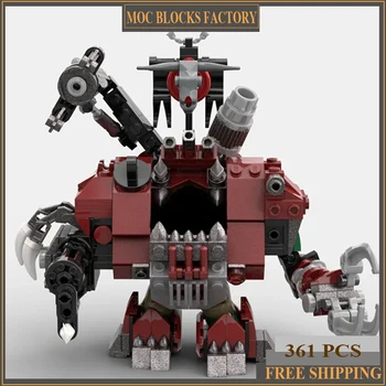  Военен Модел Оръжия Moc Строителни Тухли Hammer Terror Mecha Технологичен Блок Подаръци Играчки За Монтаж на Механични Танкове направи си САМ