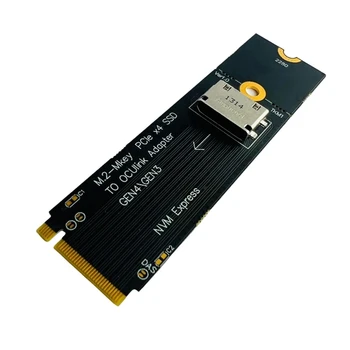 2,5-инчов Адаптер NVME U. 2 SSD за по-M. 2 NVME M key за 2,5-инчов Конвертор NVME U 2 (СФФ 8639) SSD Лесна инсталация
