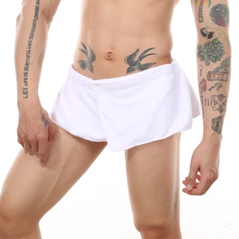  Мъжки халат-наметало Боксови шорти Носимое Впитывающее Вода, кърпи за баня копчета Гащи Бански с ниска талия и широки Плажни бански костюми, Пижами