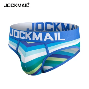  JOCKMAIL, Нови Секси Мъжки Гащи на ивици, Преливащи Дишащи Мъжки Модни шорти С ниска Талия, Мъжки къси Панталони-боксерки Calzoncillos