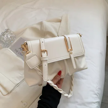  Модерни дамски чанти от изкуствена кожа, висококачествени дамски малка чанта през рамо за жени, дизайнерски Дамски Нова чанта-месинджър през рамо