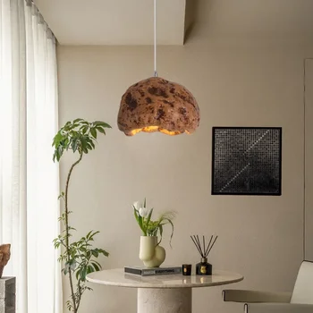  Окачен лампа от смола Минималистичен дизайн Ресторант Nordic Modern Креативна Бар-часова Малък Полилей в стил пътеката