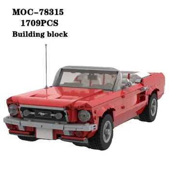  Нов MOC-78315 Мелкодисперсный Спортен Автомобил Срастване на Строителни Блокове 1709 бр. Играчки за Деца и Възрастни пъзел рожден ден, подарък за Коледа