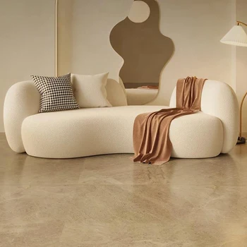  Стол със сгъваща се облегалка, модерен и луксозен диван, Мързелива Дизайнерска ъглова кушетка, Секционни Пластове диван, акценти, мебели за всекидневна